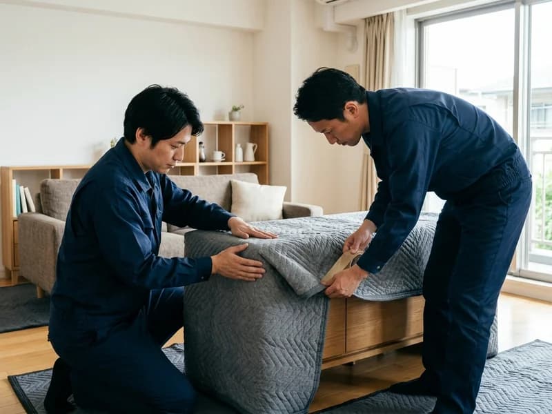 事前の分別や袋詰め不要でそのまま片付けを相談できるイメージ