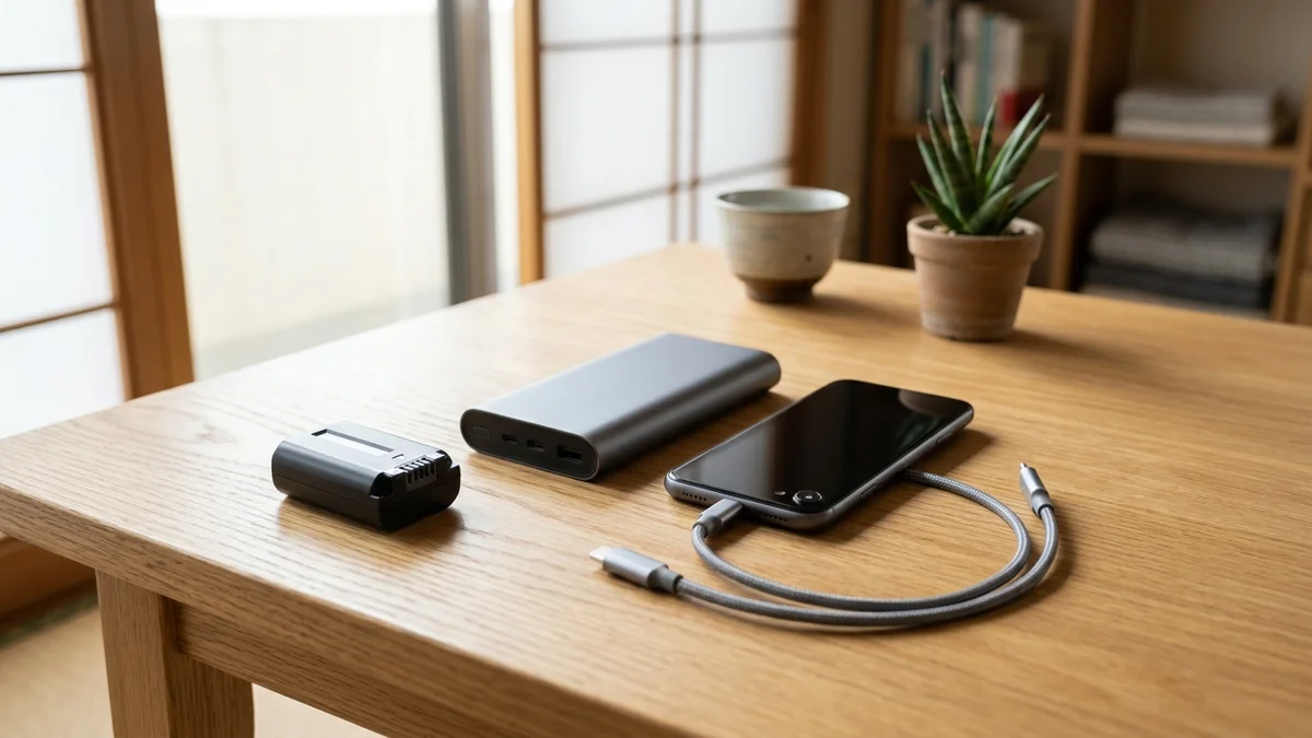 船橋市でのモバイルバッテリー・小型充電式電池の捨て方